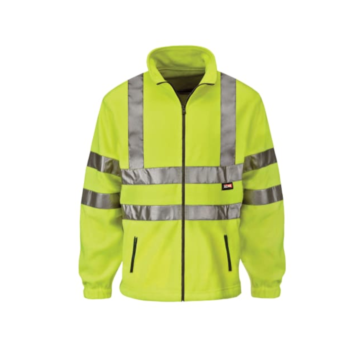 Hi-Vis-Yellow-Full-Zip-Fleece Hi Vis Yellow Full Zip Fleece