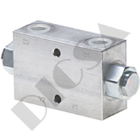 Pilot Operated Double Check Valve in Block (Line)